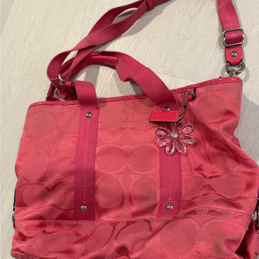 Coach Vibrant Pink Women's Tote Bag